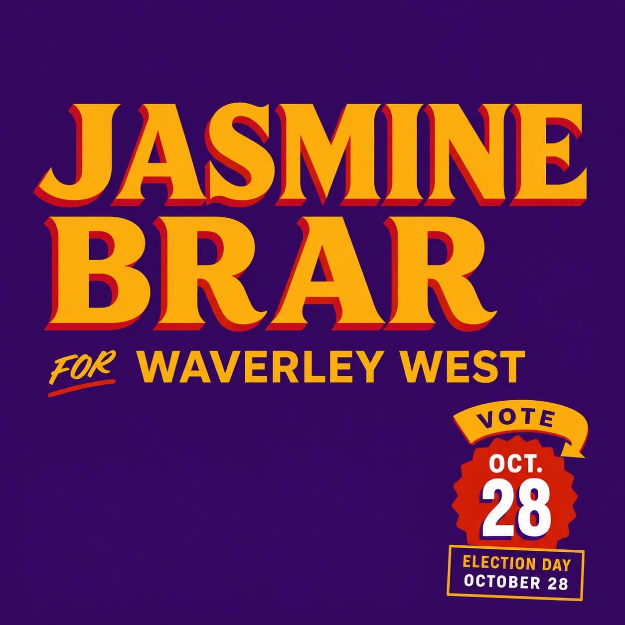 Jasmine Brar - Candidate for City Council
