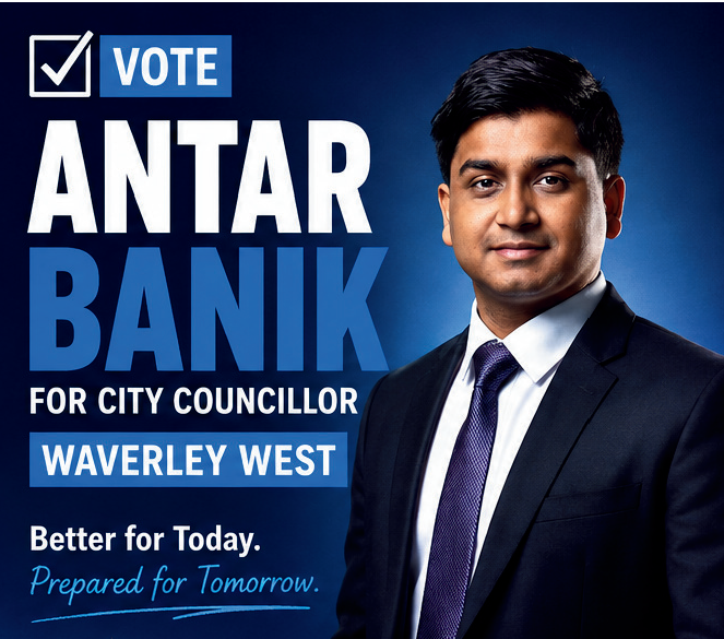 Antar Banik- Candidate for City Council