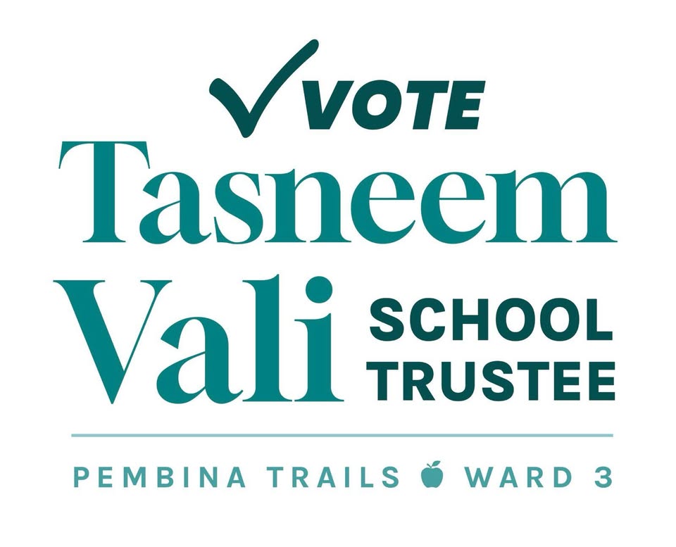 Tasneem Vali - Candidate for School Trustee